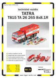 RW 76 Tatra 815 TA 26 265 8x8.1R HZS SŽDC